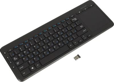 Клавиатура Microsoft All-in-One Media, USB, Радиоканал, черный