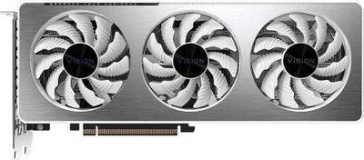 Видеокарта GIGABYTE NVIDIA  GeForce RTX 3060 GV-N3060VISION OC-12GD 2.0 LHR 12ГБ Vision, GDDR6, OC,  LHR,  Ret