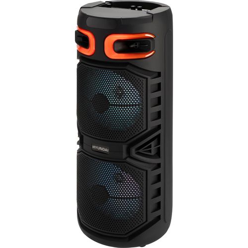 Музыкальный центр Hyundai H-MC1213, 20Вт, с караоке, Bluetooth, FM, USB, micro SD, черный