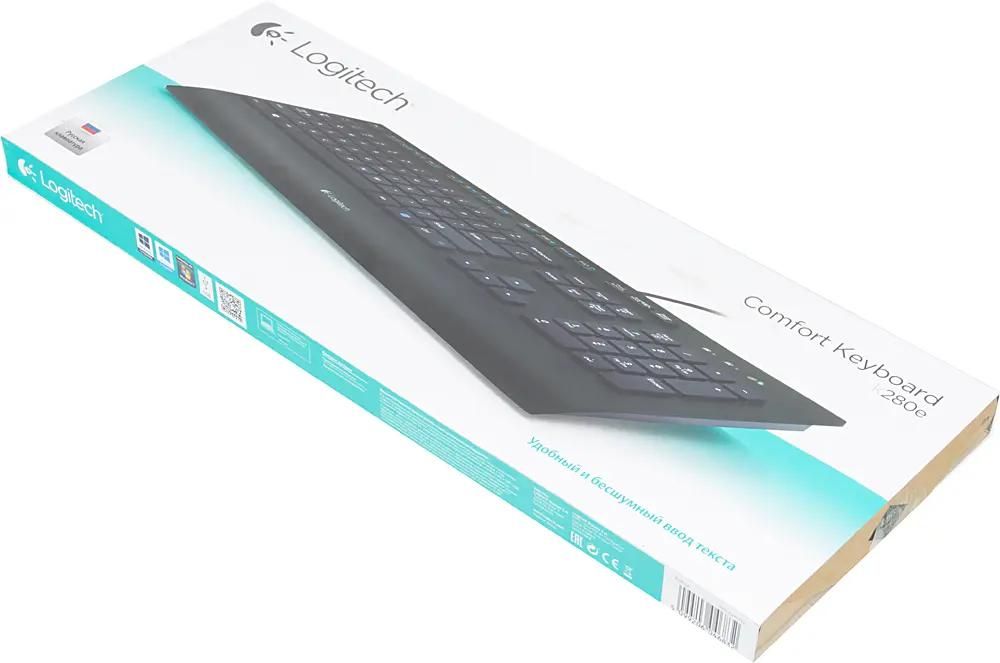 Клавиатура Logitech K280e, USB, черный [920-005215] – купить в Ситилинк |  942703