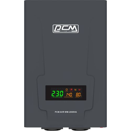 Стабилизатор напряжения POWERCOM WM-2000VA графитовый