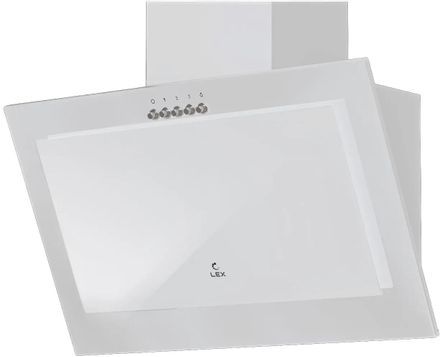 Вытяжка каминная LEX Mio G 600,  кнопочное управление,  белый [chti000392]