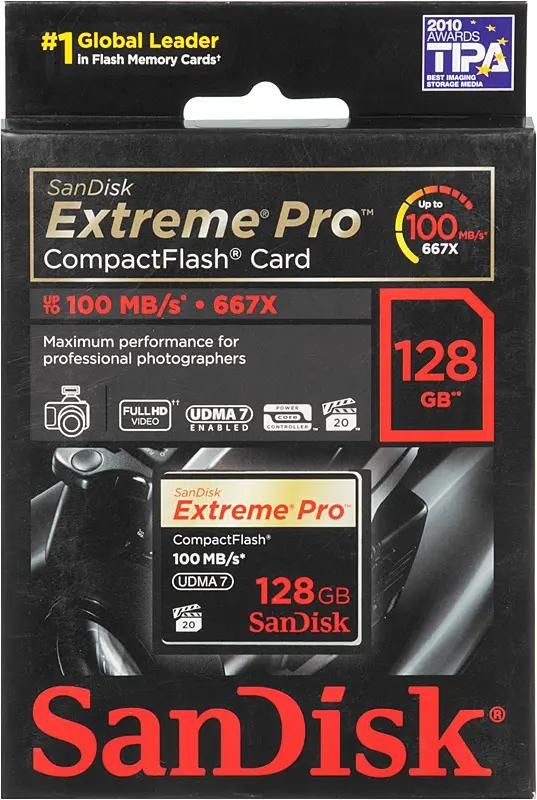 CF Sandisk Extreme Pro 128 667X SDCFXP 128G X46
