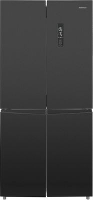 Холодильник трехкамерный NORDFROST RFQ 510 NFB Total No Frost, Side by Side, инверторный графит