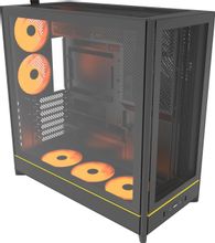 Изображение товара Корпус ATX MONTECH HS01 Pro Midi-Tower с RGB подсветкой и прозрачной стеклянной боковой панелью