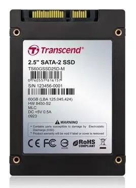 SSD накопитель Transcend TS60GSSD25D-M 60ГБ, 2.5", SATA II