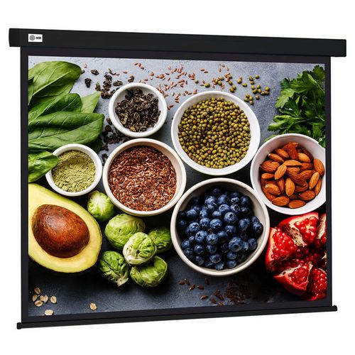 Экран Cactus Wallscreen CS-PSW-187X332-BK, 332х187 см, 16:9, настенно-потолочный черный