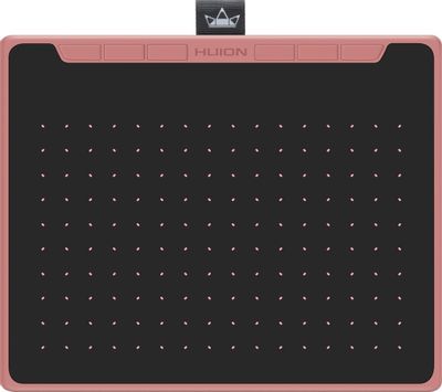 Графический планшет HUION Inspiroy RTS-300 розовый/черный