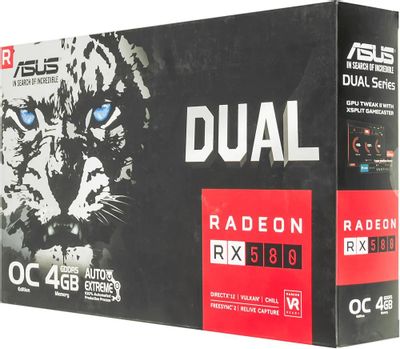 ASUS AMD Radeon RX 580 DUAL RX580 O4G 4 GDDR5 OC Ret 473052