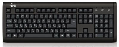 Клавиатура iRU 120M, USB, черный [k1] – купить в Ситилинк | 613826