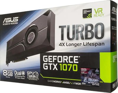 ASUS NVIDIA GeForce GTX 1070 TURBO GTX1070 8G 8 GDDR5 Ret 383184