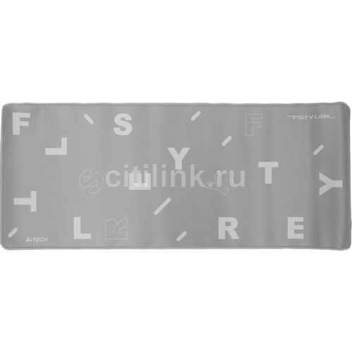 Коврик для мыши A4TECH FStyler FP75 (XL) серый/белый, ткань, 750х300х2мм [fp75 silver]