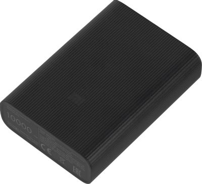 Внешний аккумулятор (Power Bank) Xiaomi Mi Power Bank 3 Ultra Compact,  10000мAч,  черный [bhr4412gl]