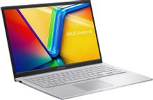 Ноутбук ASUS Vivobook 15 X1504ZA-BQ1104 15.6", IPS, Intel Core i3 1215U, 6-ядерный, 8ГБ DDR4, 512ГБ SSD,  Intel UHD Graphics, серебристый