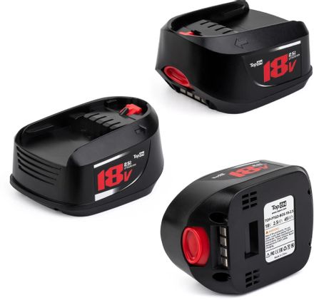 Батарея аккумуляторная для Bosch TopON TOP-PTGD-BOS-18-2.5, 18В, 2.5Ач, Li-Ion [103226]