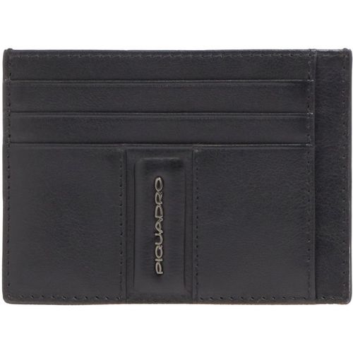 Чехол для кредитных карт Piquadro Victor PP2762W143R/N, кожа натуральная, черный