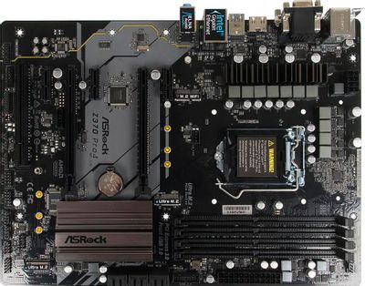 Материнская плата ASRock Z370 PRO4, LGA 1151v2, Intel Z370, ATX