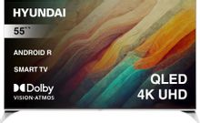 55" Телевизор Hyundai H-LED55QBU7500, QLED, 4K Ultra HD, черный, СМАРТ ТВ, Android
