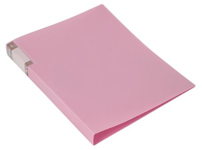 Папка с зажимом Бюрократ Gems GEM07CPIN,  A4,  пластик,  0.7мм,  карман торцевой с бумажной вставкой,  розовый аметист