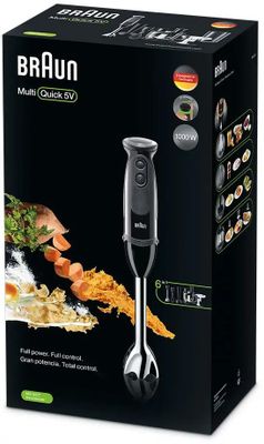 Блендер Braun MQ5277BK, погружной, черный – купить в Ситилинк | 1864801