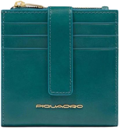 Чехол для кредитных карт Piquadro Blue Square PP6843B2R/OT3, кожа натуральная, бирюзовый