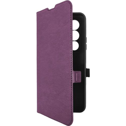 Чехол (флип-кейс) BORASCO Book Case, для Xiaomi Redmi 15 4G, фиолетовый [75815]