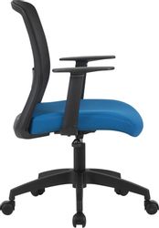 Кресло Cactus Cs-Mc333, сетка/ткань, до 100кг,  темно-синий