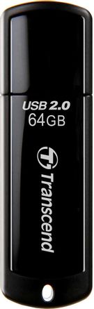 Флешка USB Transcend Jetflash 350 64ГБ, USB2.0, черный [ts64gjf350]