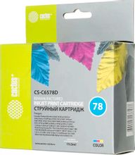 Картридж Cactus CS-C6578D, №78, голубой / пурпурный / желтый / CS ...