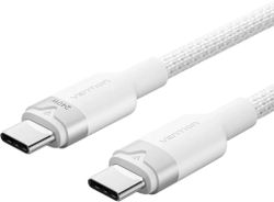 Изображение товара Кабель VENTION TRIWH, USB Type-C (m) (прямой) - USB Type-C (m) (прямой), 2м, белый Изображение товара Кабель VENTION TRIWH, USB Type-C (m) (прямой) - USB Type-C (m) (прямой), 2м, белый