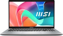 Ноутбук MSI Modern 15 F13MG-087XRU 15.6", IPS, Intel Core i5 1335U, 10-ядерный, 16ГБ DDR4, 1ТБ SSD,  Intel Iris Xe graphics, серебристый