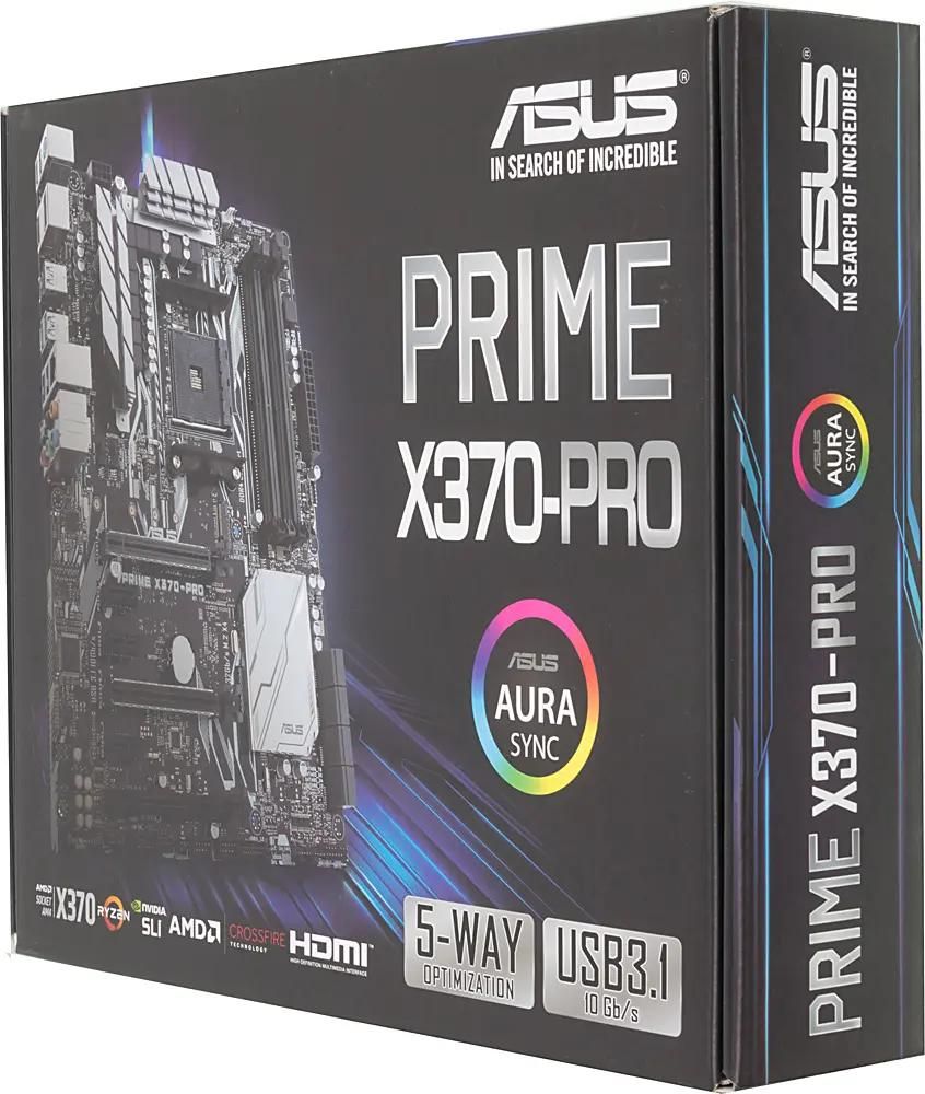 ASUS PRIME X370 PRO SocketAM4 AMD X370 ATX Ret 435952