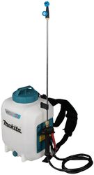 Опрыскиватель Makita DUS108Z, аккумуляторный, ранцевый, 10л, белый/бирюзовый