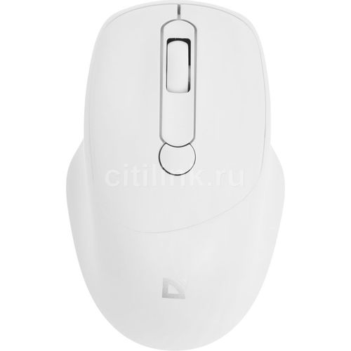 Мышь беспроводная Defender Feam MM-296, радио, оптическая, USB, 1600dpi, белый [52297]