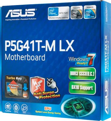 ASUS P5G41T M LX LGA 775 Intel G41 mATX Ret 566606