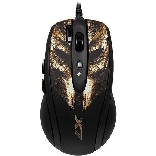Мышь проводная A4TECH XL-750BH, игровая, лазерная, USB, 3600dpi, рисунок