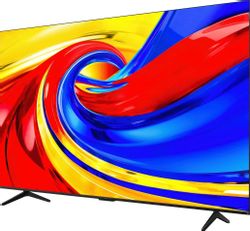 85" Телевизор TCL 85P7L QLED, 4K Ultra HD, СМАРТ ТВ, Google TV, черный