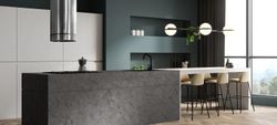 Вытяжка каминная LEX Tubo Isola 350 INOX, нержавеющая сталь