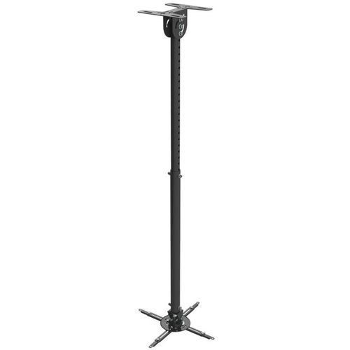 Кронштейн для проектора WIZE WPD-B, до 12кг, потолочный, поворот и наклон, черный
