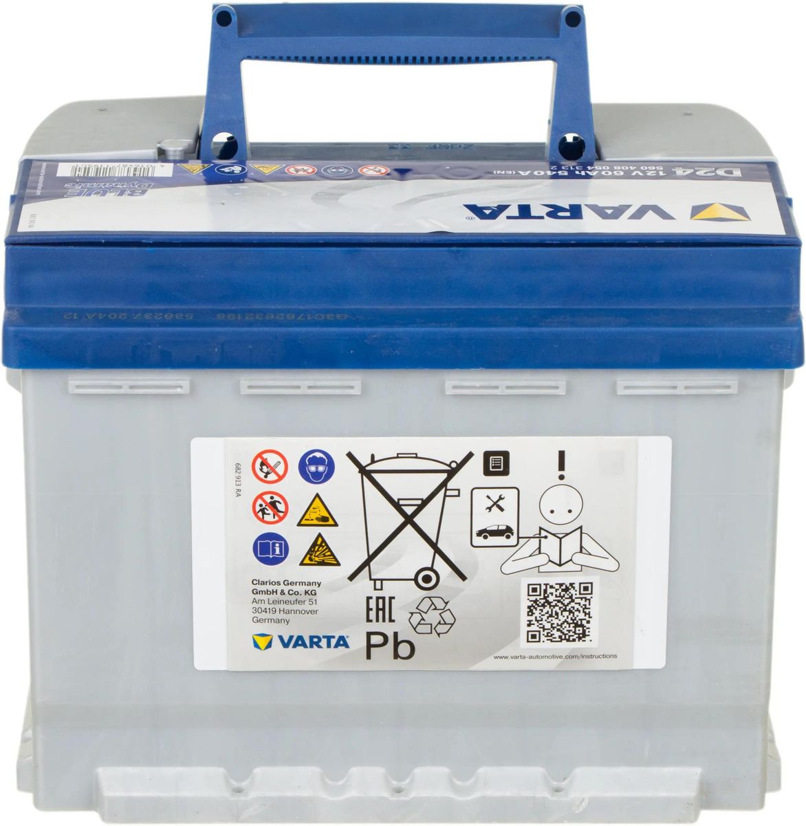 Аккумулятор автомобильный VARTA Blue Dynamic 60Ач 540A [560 408 054 d24] –  купить в Ситилинк