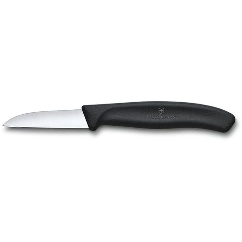 Нож кухонный Victorinox Swiss Classic, разделочный, 60мм, заточка прямая, стальной, черный [6.7303] VICTORINOX