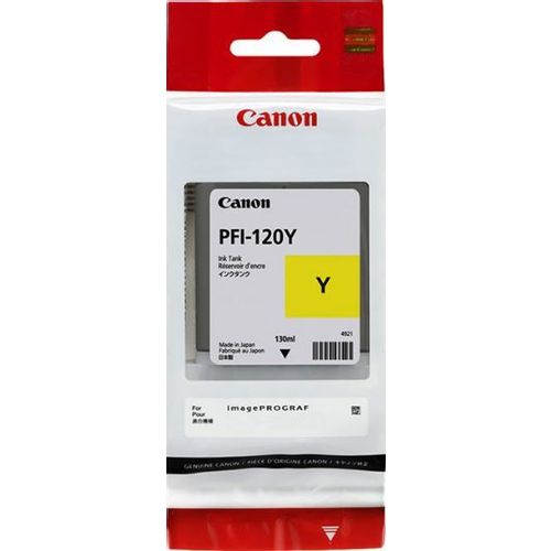 Картридж Canon PFI-120Y, желтый / 2888C001 — цена и наличие Картридж Canon PFI-120Y, желтый / 2888C001
