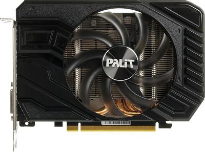 Видеокарта Palit NVIDIA  GeForce GTX 1660TI PA-GTX1660Ti STORMX 6G 6ГБ GDDR6, Ret [ne6166t018j9-161f]