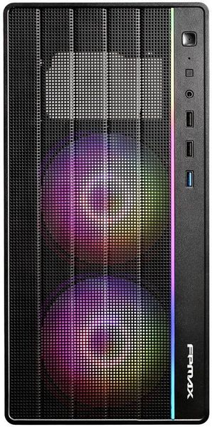Компьютер iRU Game 520B5G AMD Ryzen 5 5600,  DDR4 16ГБ, 512ГБ SSD, NVIDIA GeForce RTX 3060 - 12 ГБ,  FreeDOS,  черный [2061464]